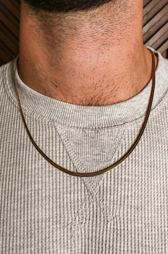 "SALVATORE" 3MM HERRINGBONE CHAIN