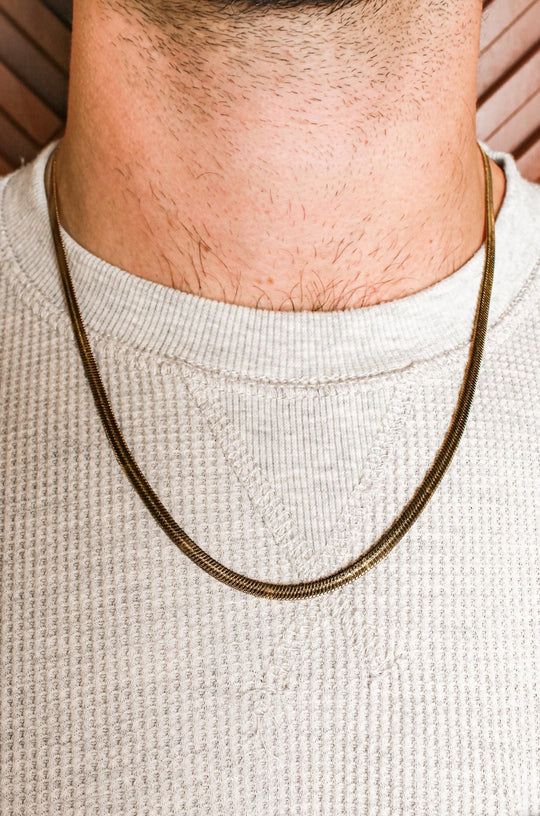 "SALVATORE" 4MM HERRINGBONE CHAIN