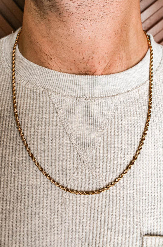 "SANTO" 3MM ROPE CHAIN